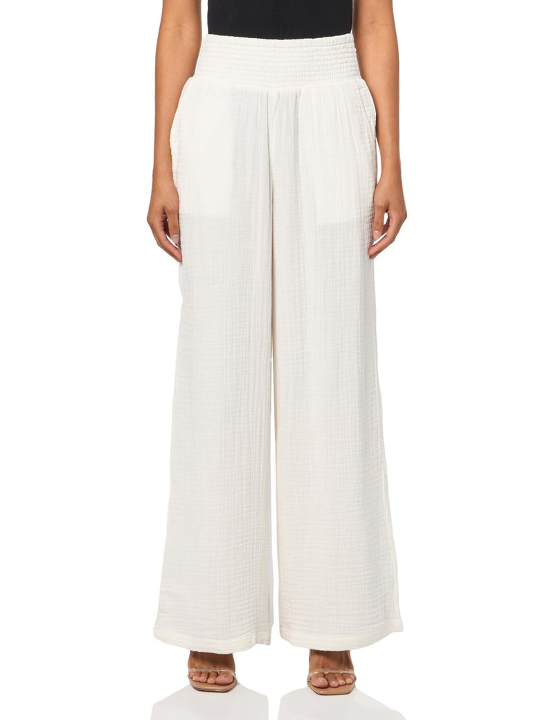 Billabong womens New Waves Stripe Casual Pants, Salt Crystal, X-Large US - Image 1